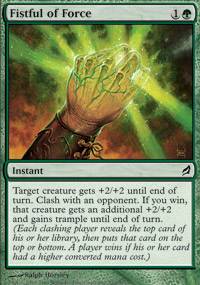 Mtg: Fistful of Force FOIL : Lorwyn