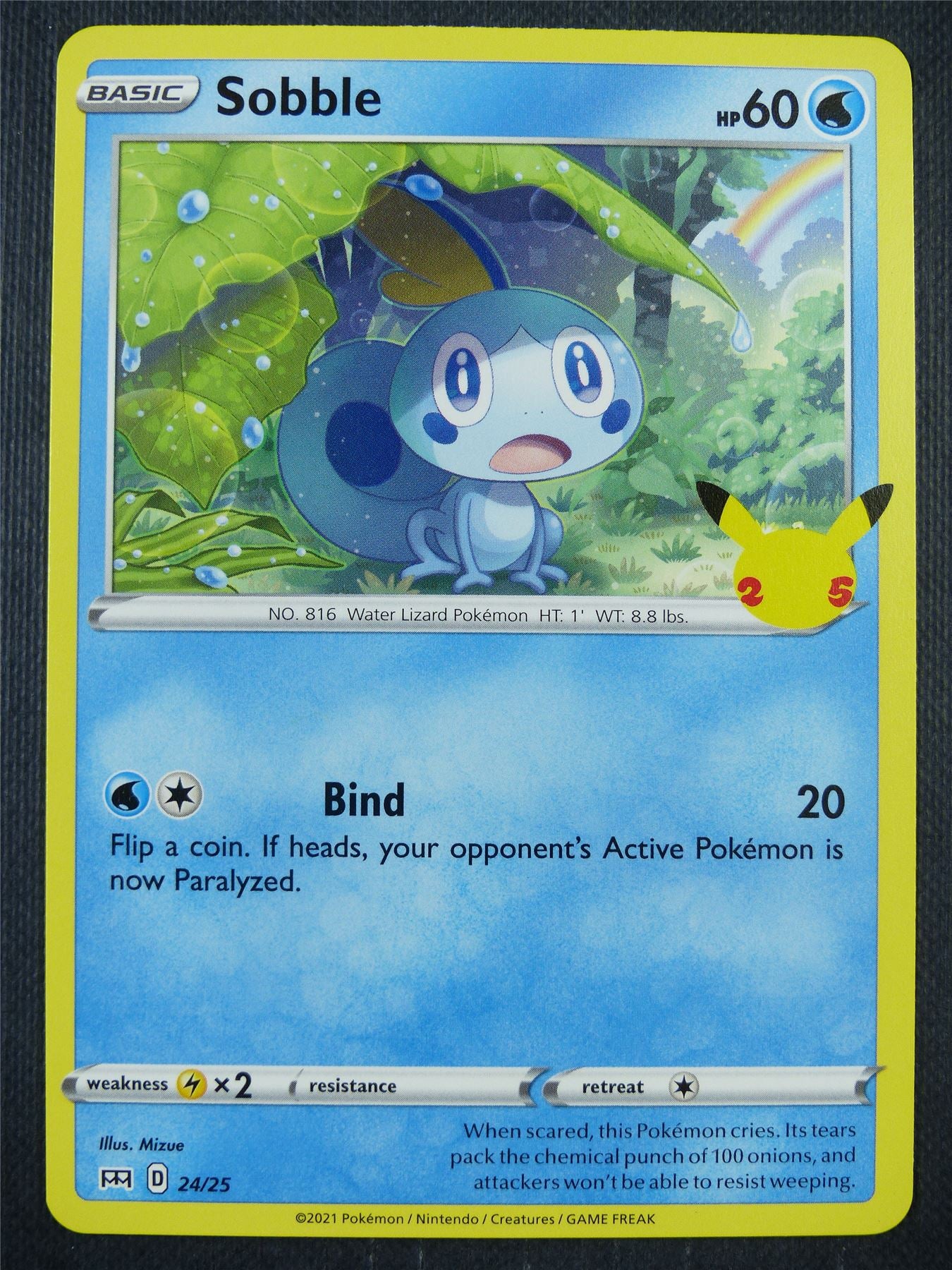 Sobble 24/25 - Pokemon Card #8WM