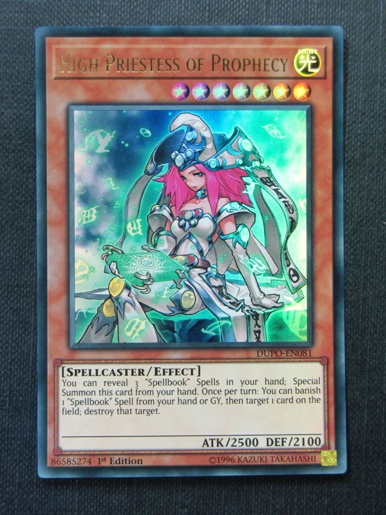 High Priestess Of Prophecy DUPO Ultra Rare - 1st ed - Yugioh Cards # 9E42