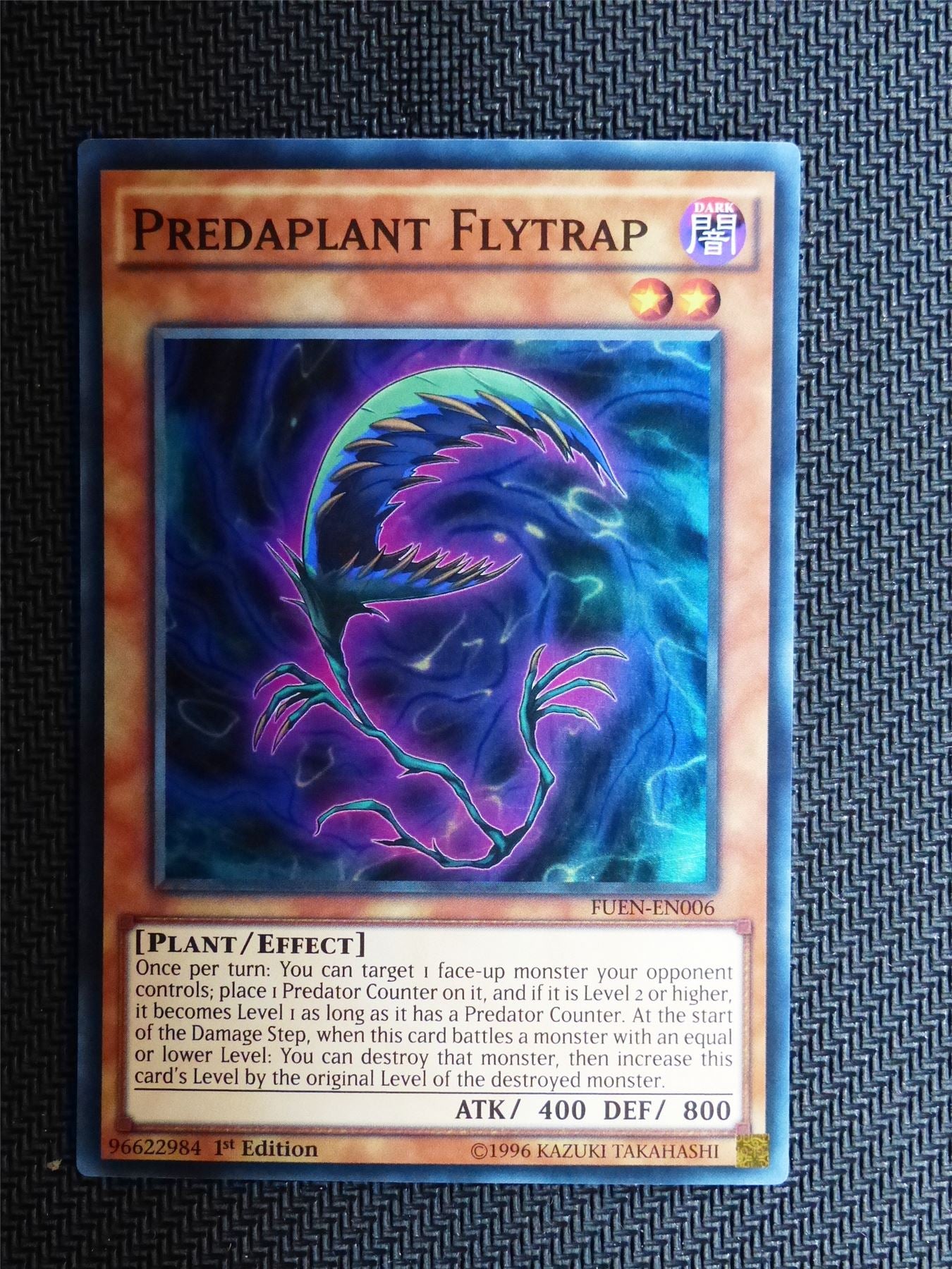 Predaplant Flytrap - FUEN - Super Rare - Yugioh Card # 1C91