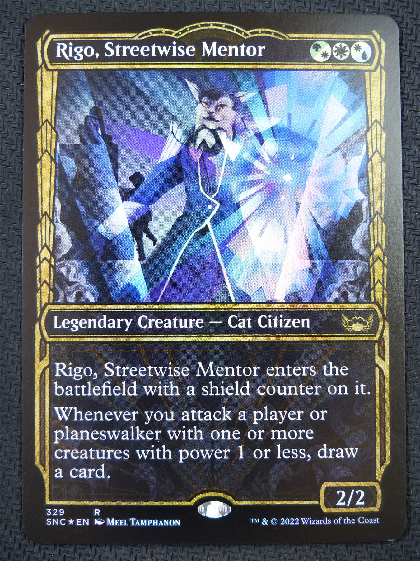 Rigo Streetwise Mentor Showcase Foil - Mtg Card #5WQ