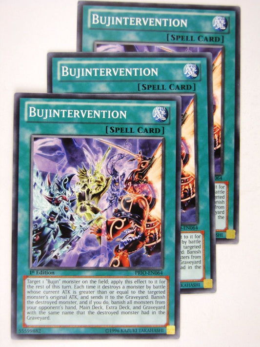 Yugioh Cards: BUJINTERVENTION PRIO x3: Primal Origin