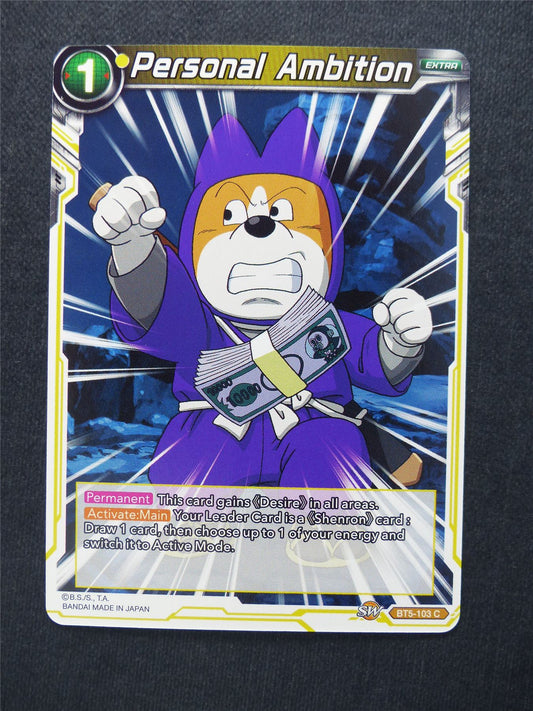 Personal Ambition - Dragon Ball Super Cards #14T