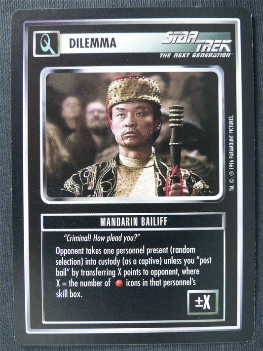Mandarin Bailiff - NG - Star Trek Cards #YP