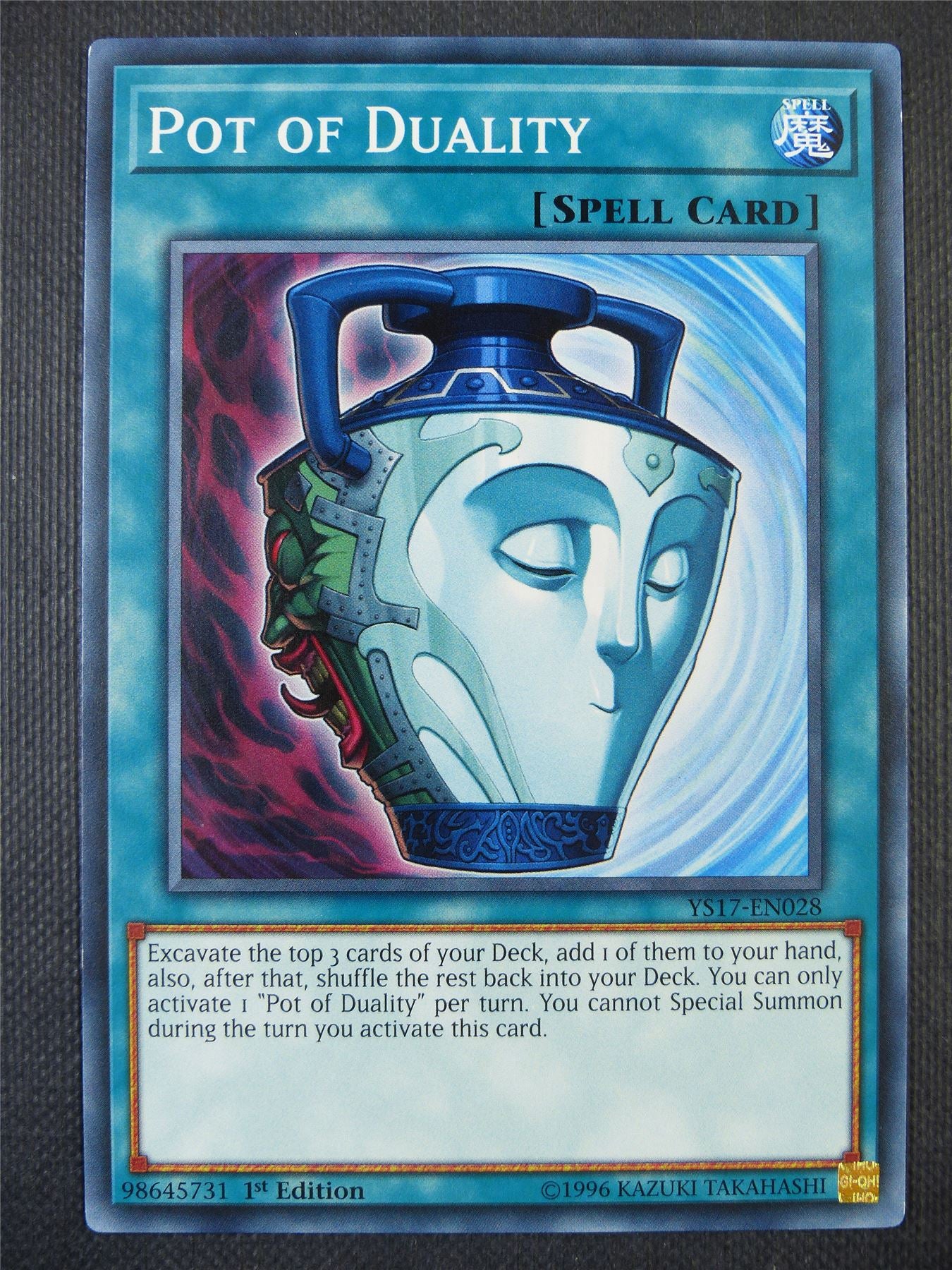 Pot of Duality YS17 - 1st ed Yugioh Card #851