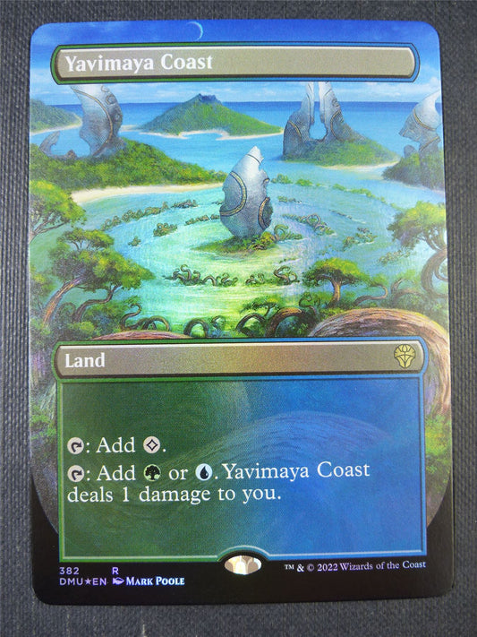 Yavimaya Coast Borderless Foil - Dominaria United Mtg Card #7BV