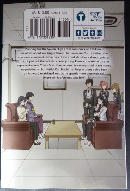 My YOUTH Romantic Comedy volume 17 - Feb 2022 - Yen Press Manga #6R3