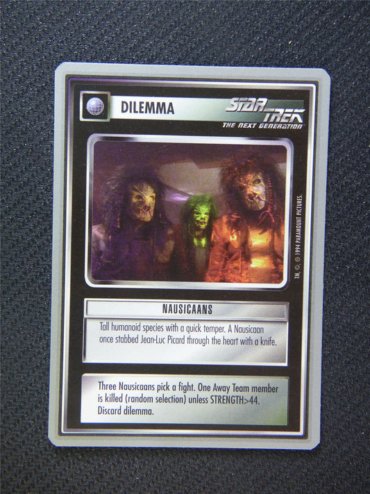 Dilemma Nausicaans - Star Trek Silver Border Card Decipher #2EA