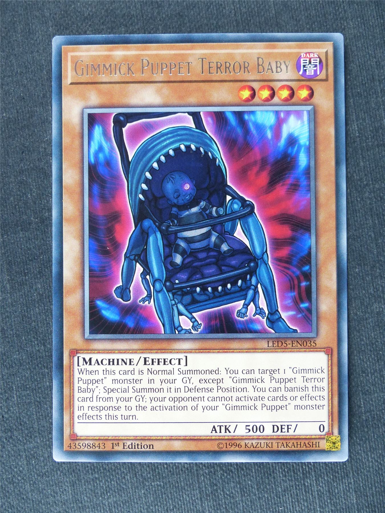 Gimmick Puppet Terror Baby LED5 Rare - 1st ed - Yugioh Cards #UC