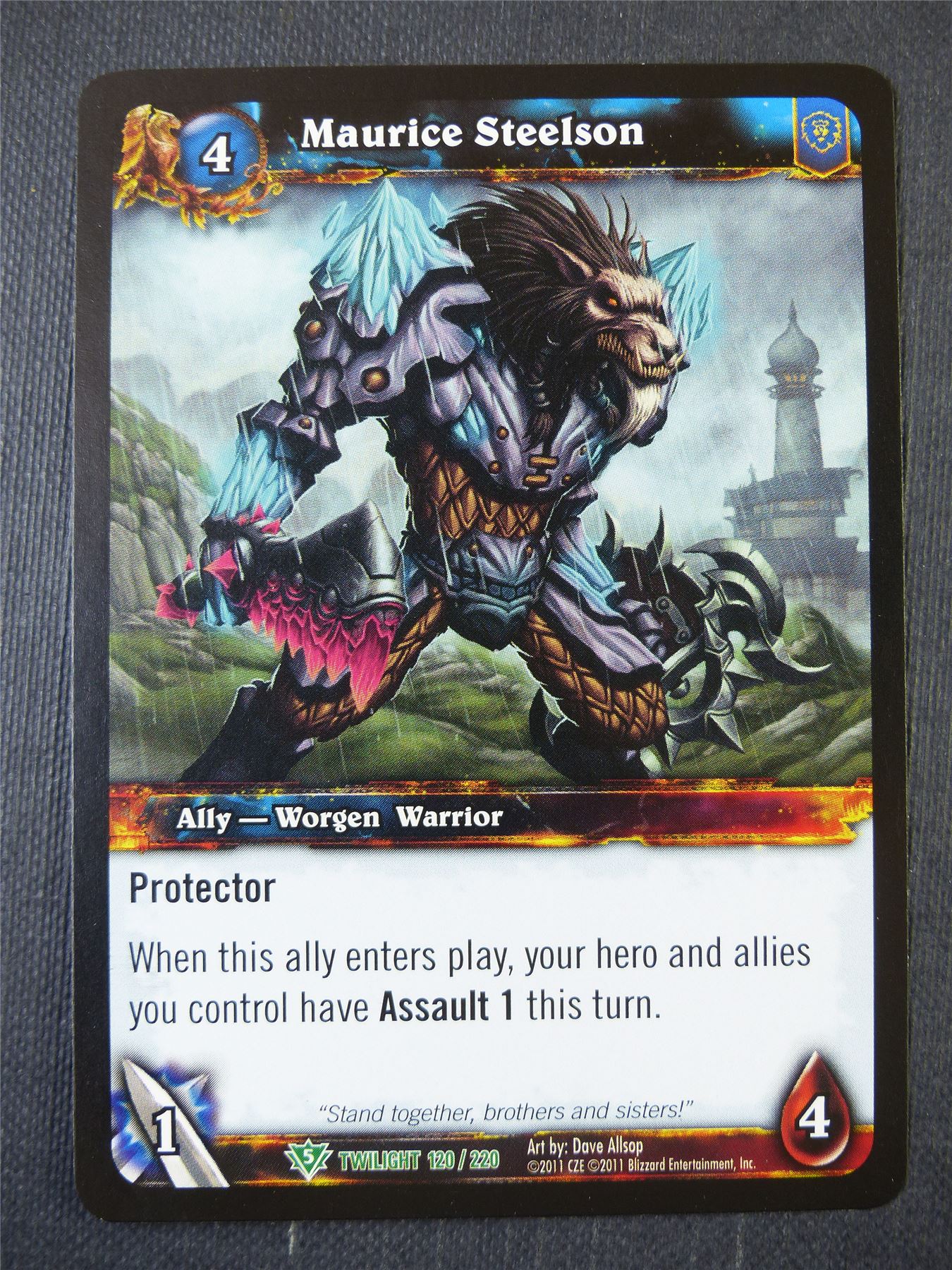 Maurice Steelson 120/220 - WoW Card #16R