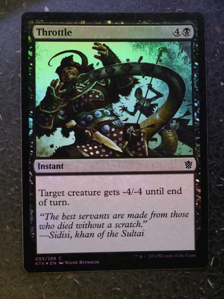 MTG Magic Cards: THROTTLE FOIL # 4I89