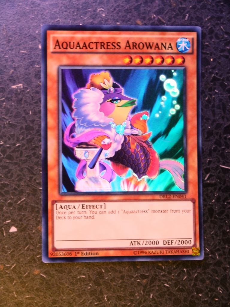 Yugioh Cards: AQUAACTRESS AROWANA DRL2 SUPER  RARE # H70