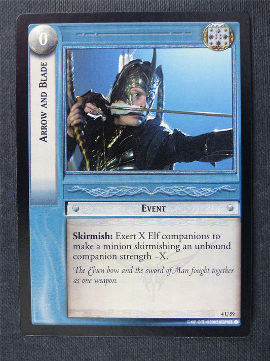 Arrow and Blade 4 U 59 - LotR Cards #2Z7