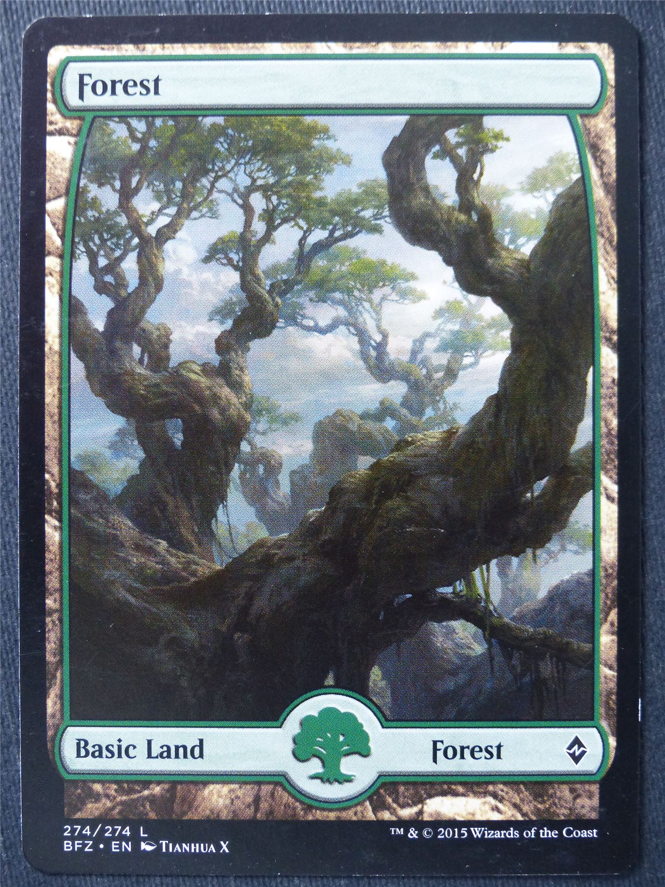 Forest Full Art 274/274 - Mtg Magic Cards #D5