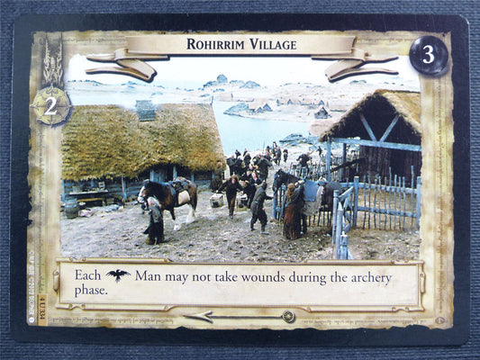 Rohirrim Village 4 U 334 - LotR Cards #2RX