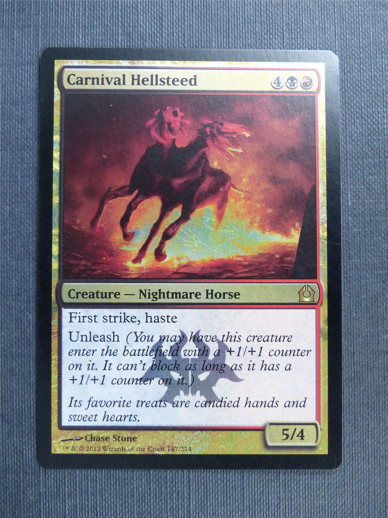 Carnival Hellsteed Foil - Mtg Magic Cards #4FX