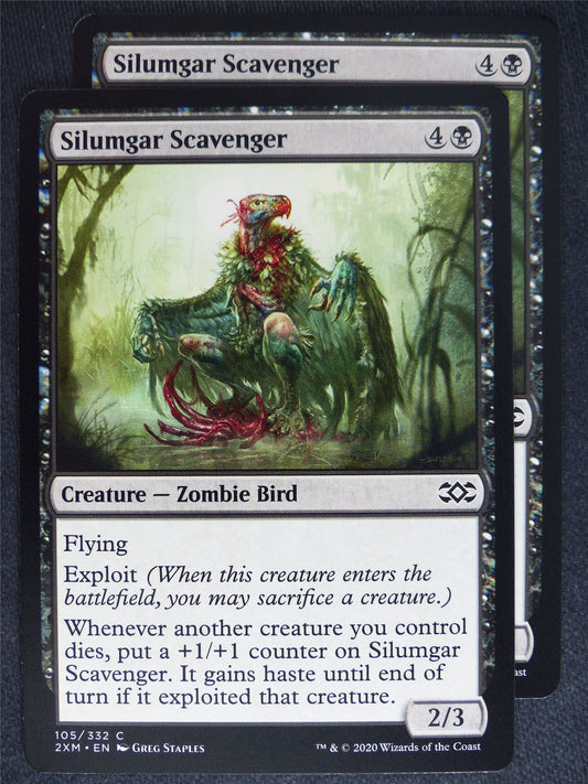 Silumgar Scavenger x2 - Double Masters - Mtg Magic Cards #6Y