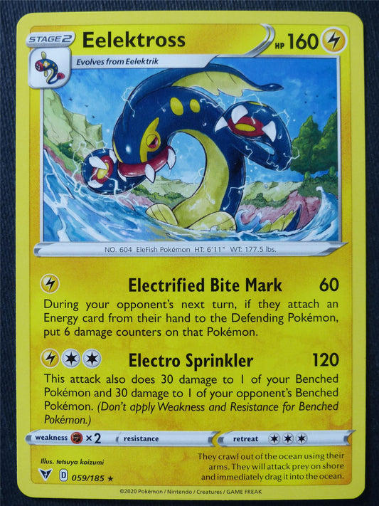 Eelektross 059/185 - Pokemon Cards #A9