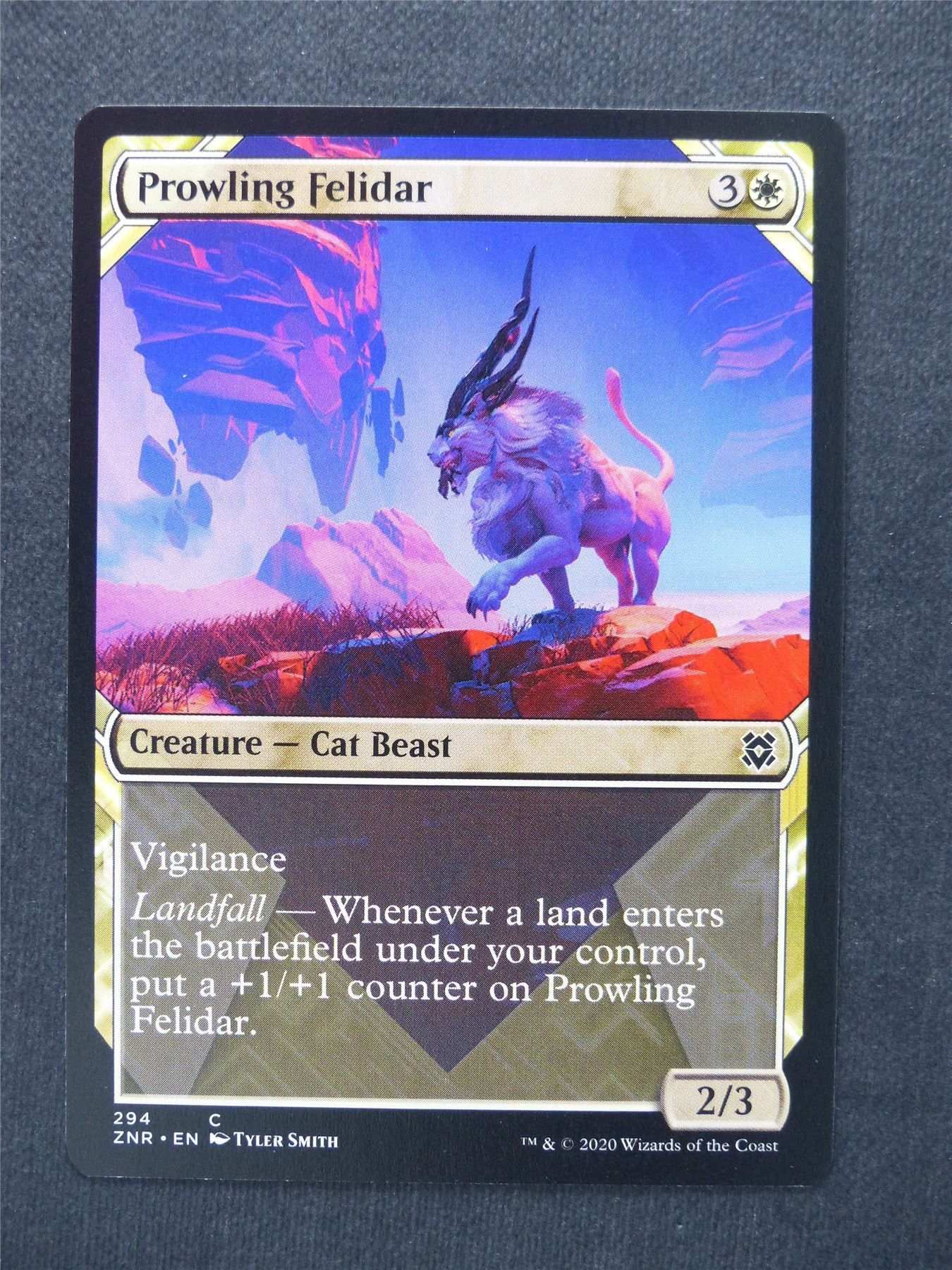 Prowling Felidar Showcase - Mtg Magic Cards #6V