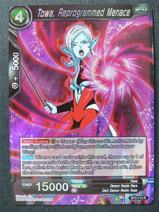 Towa Reprogrammed Menace R - Dragon Ball Super Cards #JR