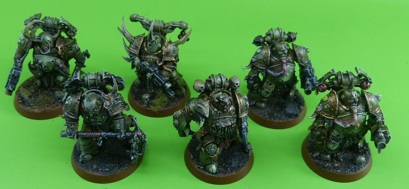 Death Guard Plague Marines Painted - Warhammer 40K #7WT