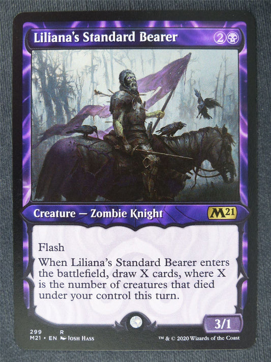Liliana's Standard Bearer Alt Border - Mtg Magic Cards #JX