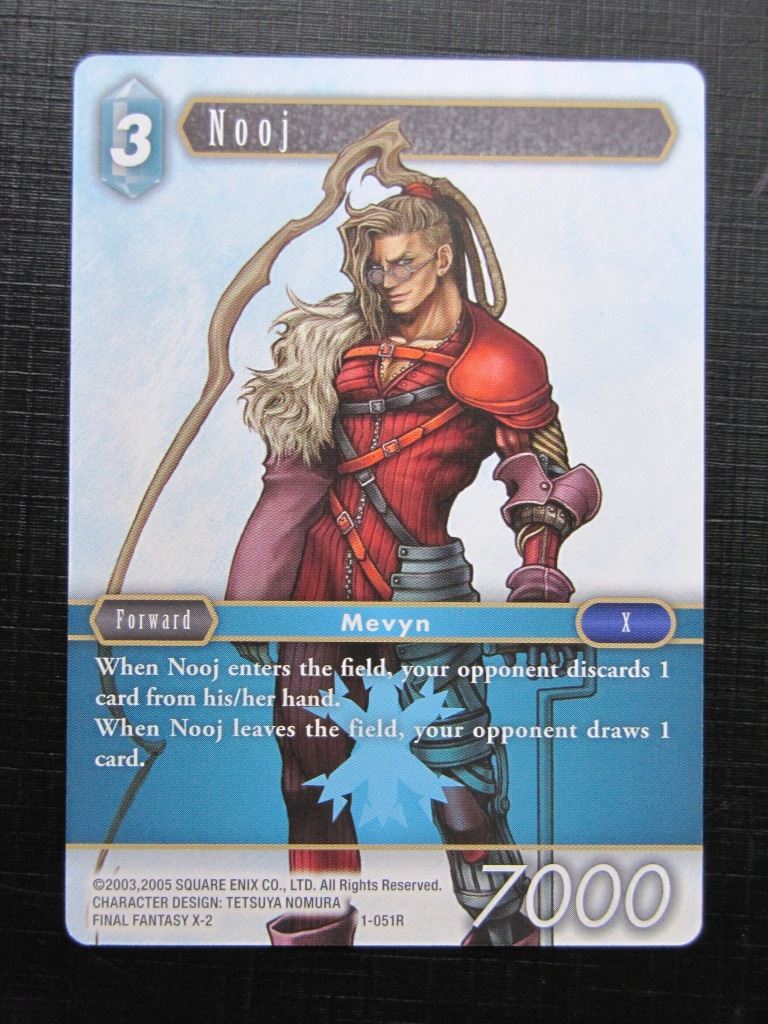 Final Fantasy Cards: NOOJ 1-051R # 27E22