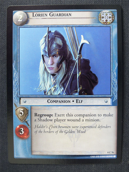 Lorien Guardian 4 C 76 - LotR Cards #3N1