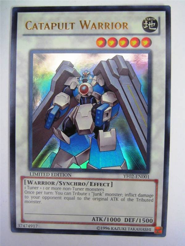 YUGIOH CCG - CATAPULT WARRIOR YF02