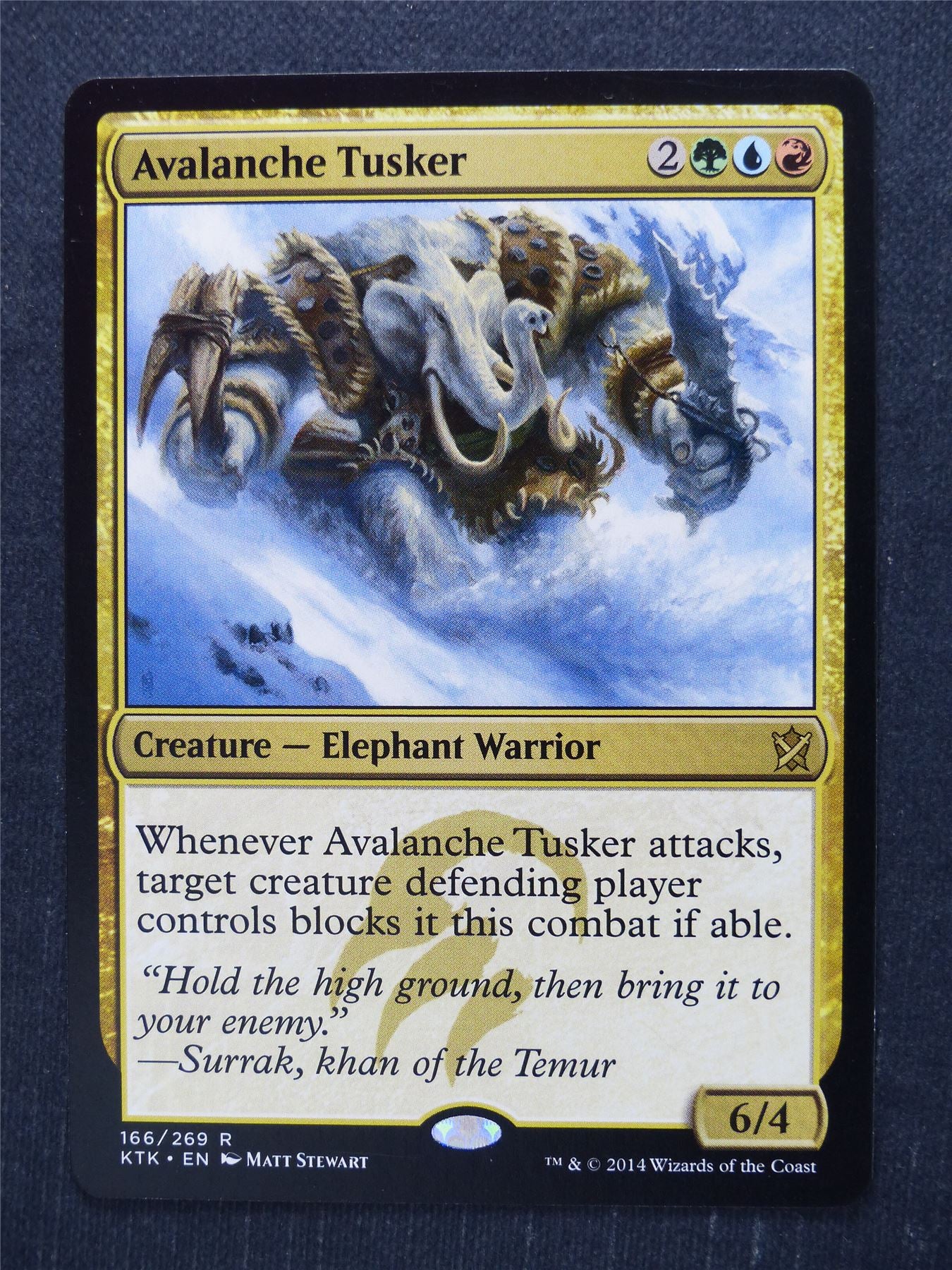 Avalanche Tusker - Mtg Magic Cards #Q1