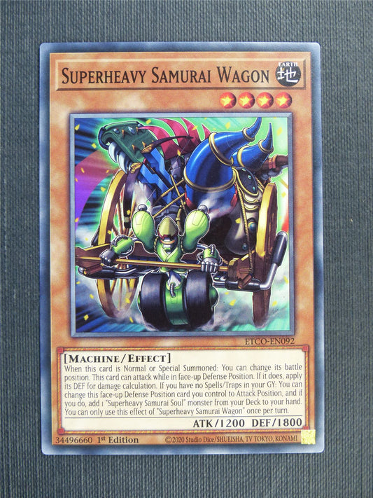 Superheavy Samurai Wagon - ETCO - 1st ed Yugioh Card