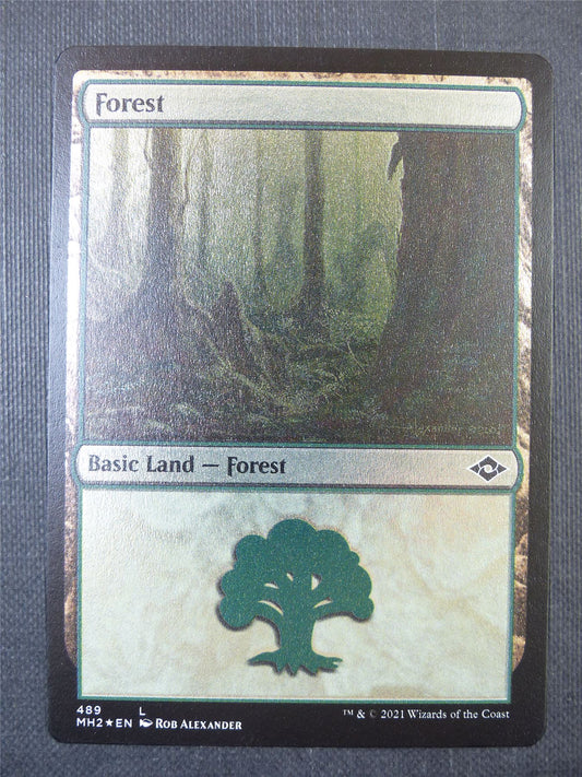 Forest Etched Foil - Mtg Card #8X8