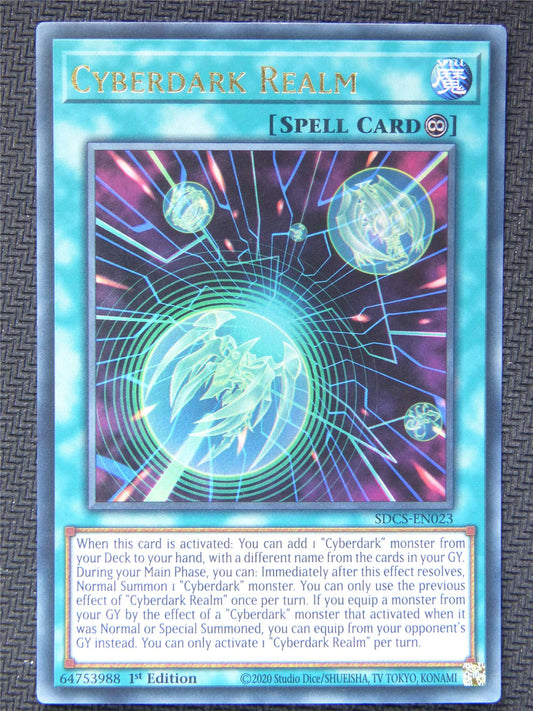 Cyberdark Realm SDCS Ultra Rare 1st Ed - Yugioh Card #4M4