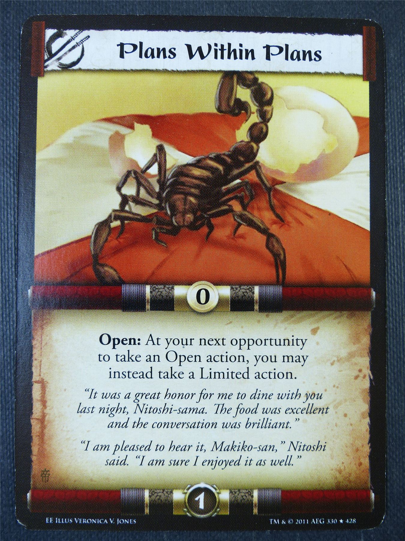 Plans Within Plans - L5R Card #2AO