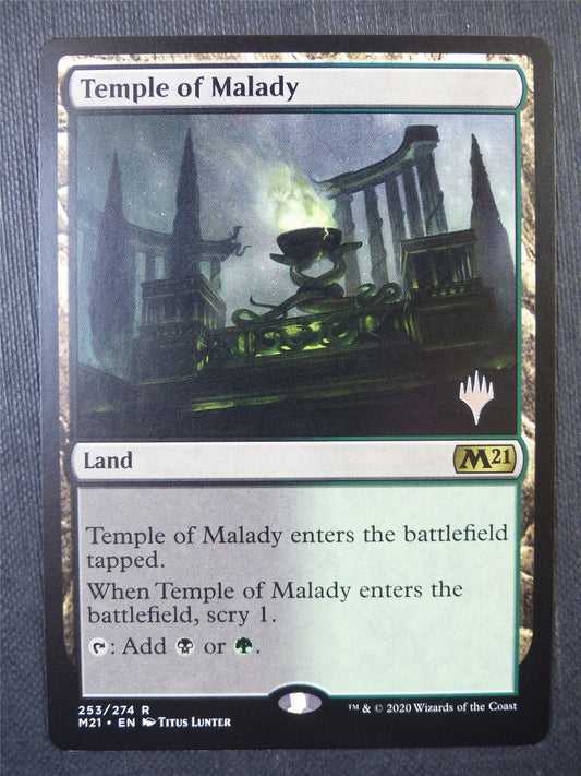 Temple of Malady promo stamped - Mtg Card #8CS