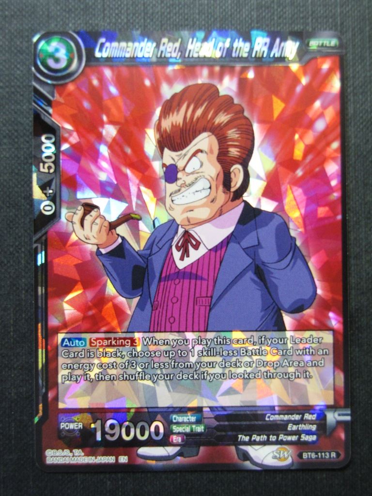 Commander Red head of the RR Army R - Dragon Ball Super Cards #V5