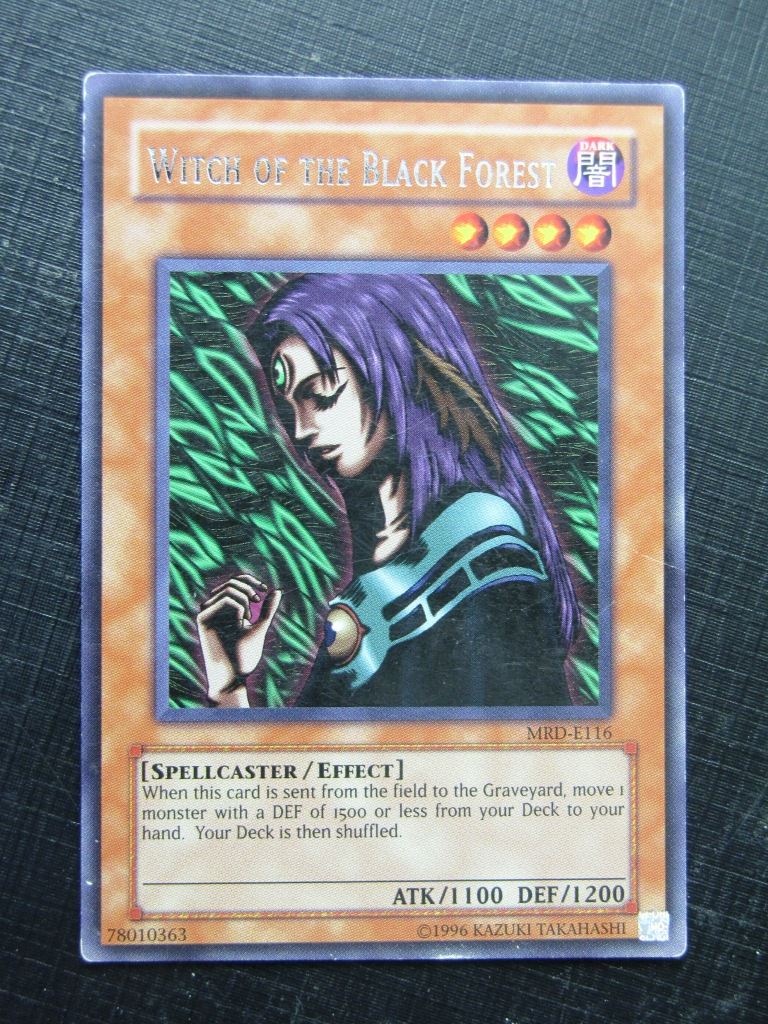 WITCH OF THE BLACK FOREST MRD RARE - Yugioh Card # 3F37