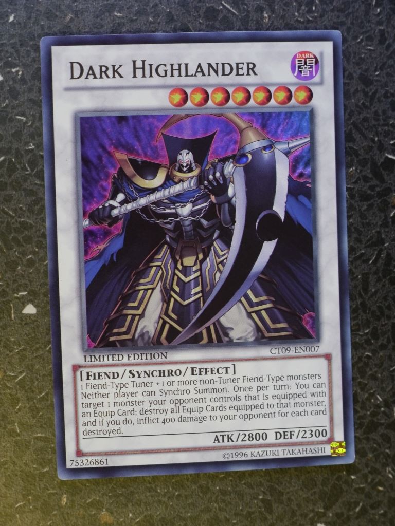 Yugioh Cards: DARK HIGHLANDER CT09 SUPER RARE # 3F88