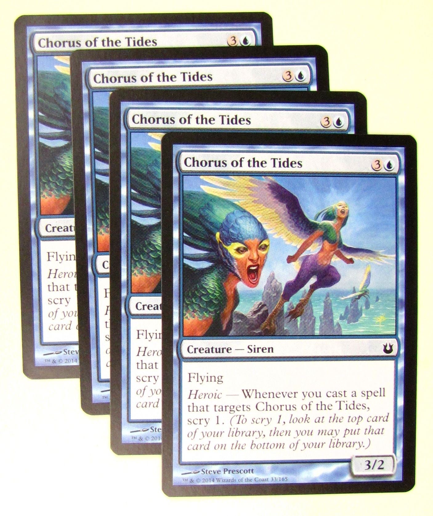 MTG Magic the Gathering Born of the Gods: Chorus of the Tides x4