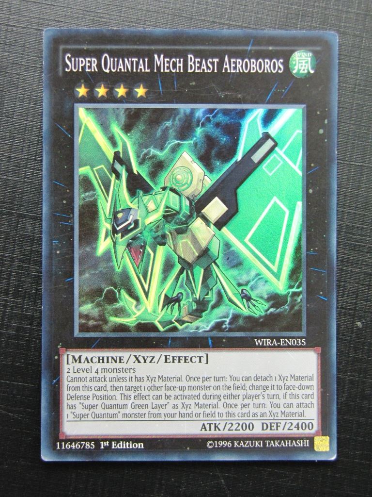 Yugioh Cards: SUPER QUANTAL MECH BEAST AEROBOROS WIRA SUPER RARE # 30C100