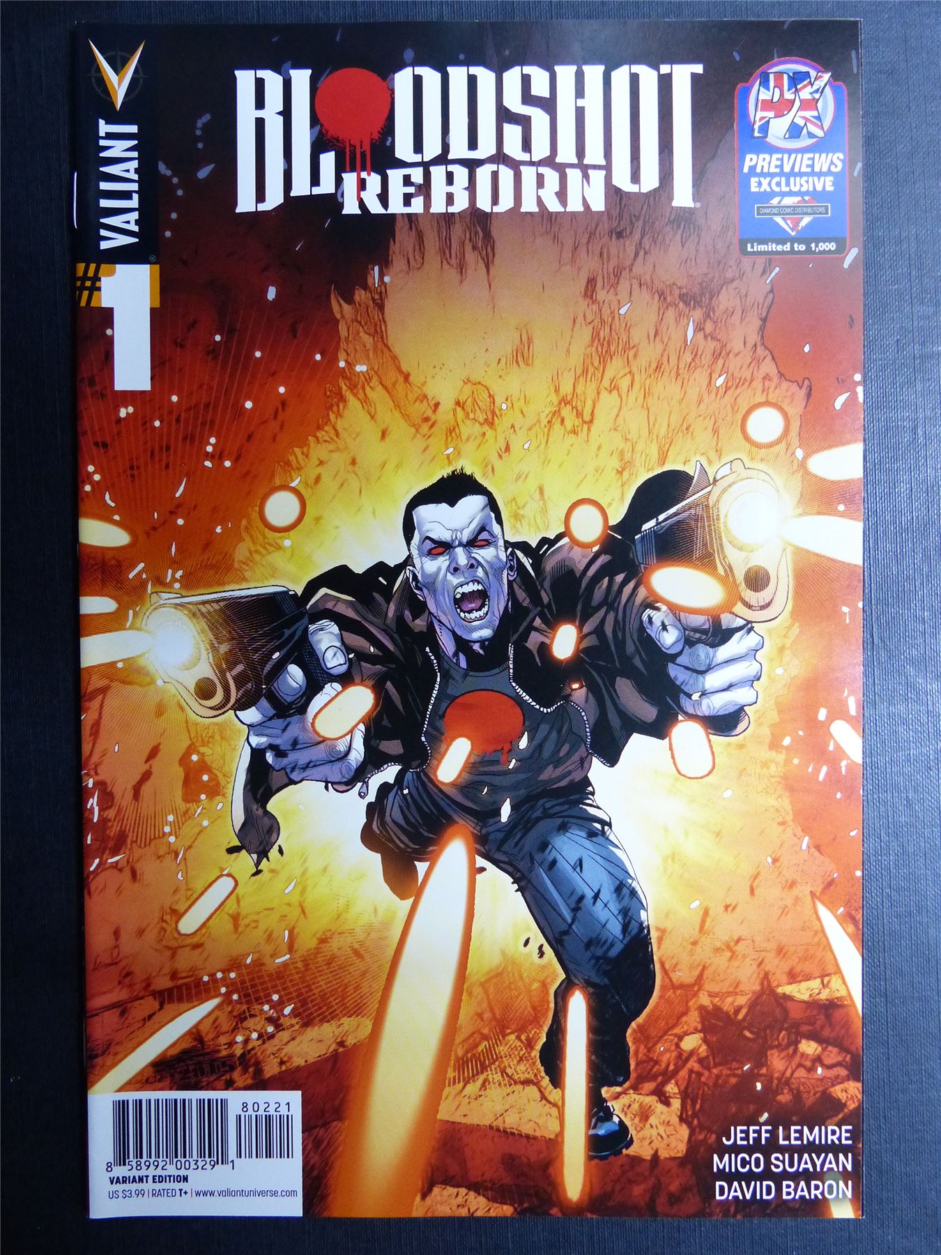 BLOODSHOT Reborn #1 - Valiant Comics #4Y
