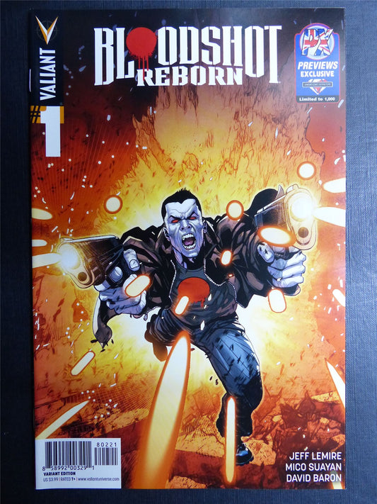 BLOODSHOT Reborn #1 - Valiant Comics #4Y
