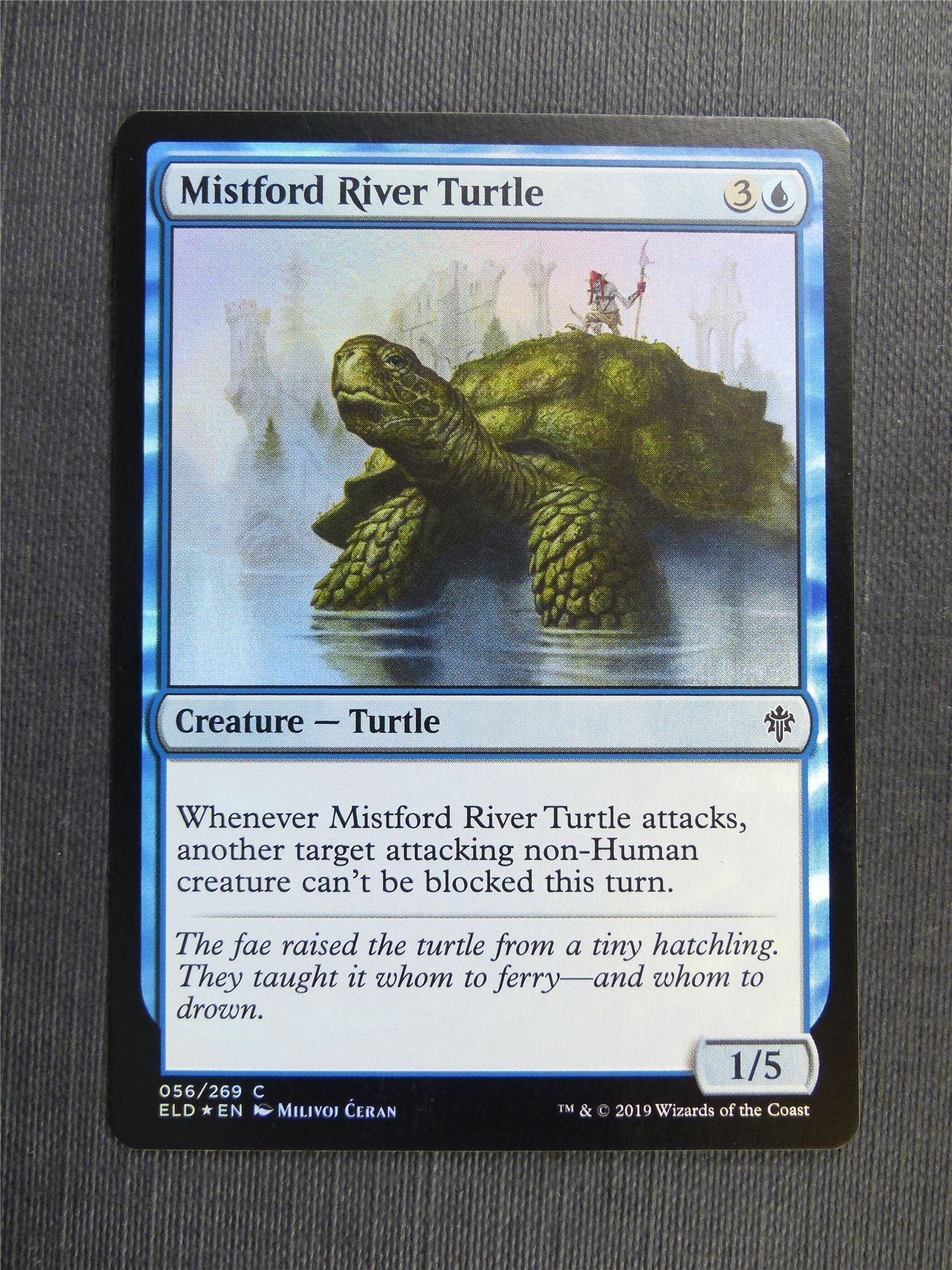 Mistford River Turtle Foil - Mtg Magic Cards #4B1