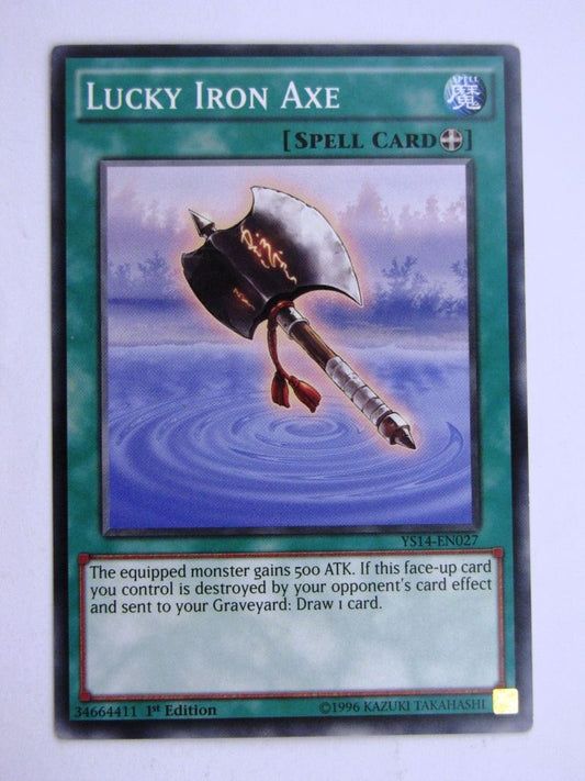 Yugioh Cards: LUCKY IRON AXE YS14 # 25E19