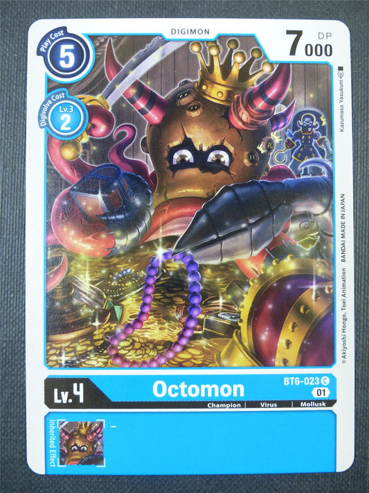 Octomon BT6-023 C - Digimon Card #610