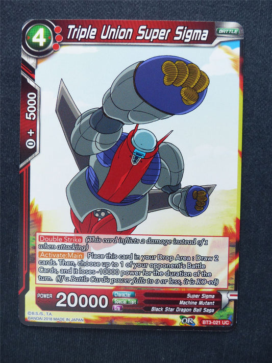 Triple Union Super Sigma - Dragon Ball Super Cards #EW