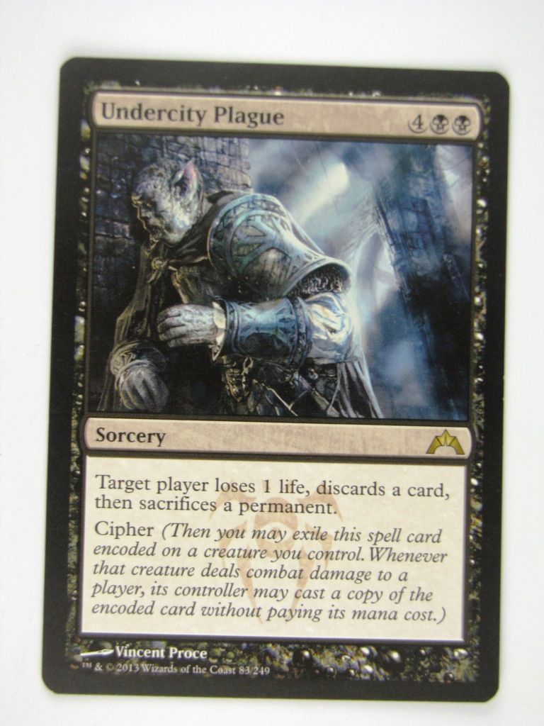 MTG played Cards: UNDERCITY PLAGUE # 13E50