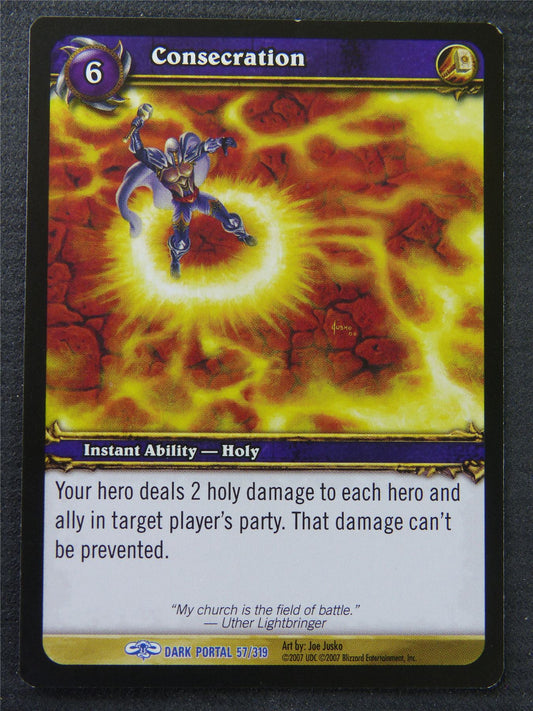 Consecration - Rare - World Of Warcraft #1N2
