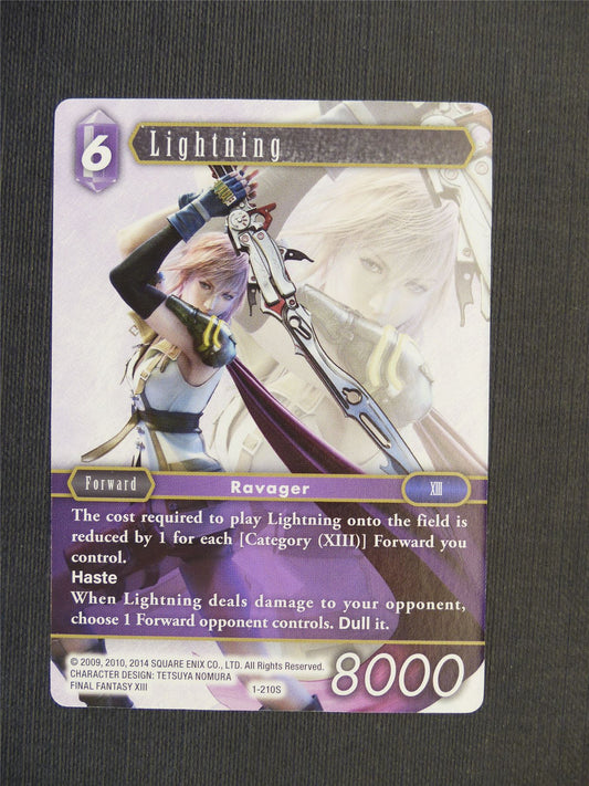 Lightning 1-210S - Final Fantasy Cards #5UR