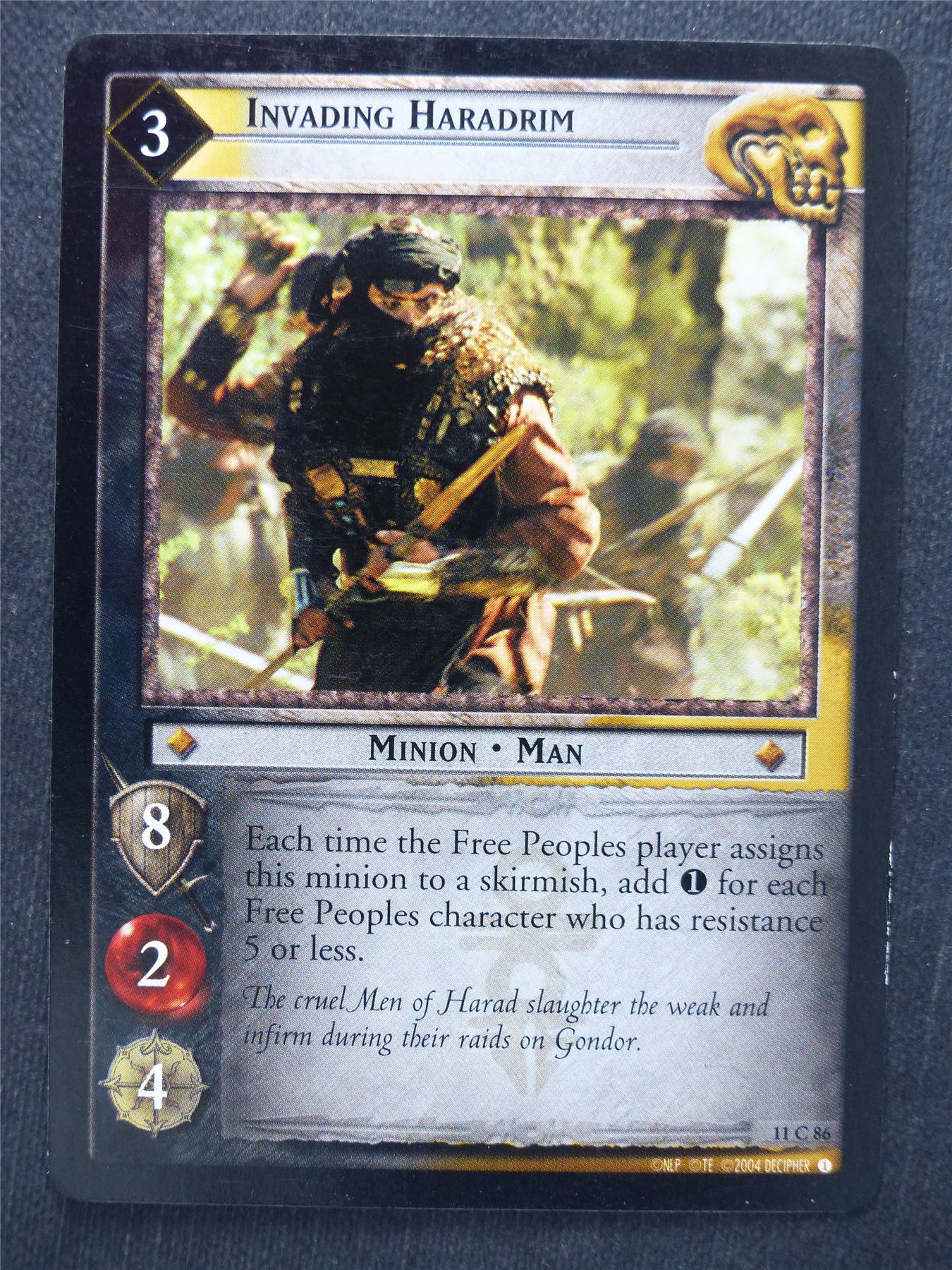 Invading Haradrim 11 C 86 - LotR Cards #TP